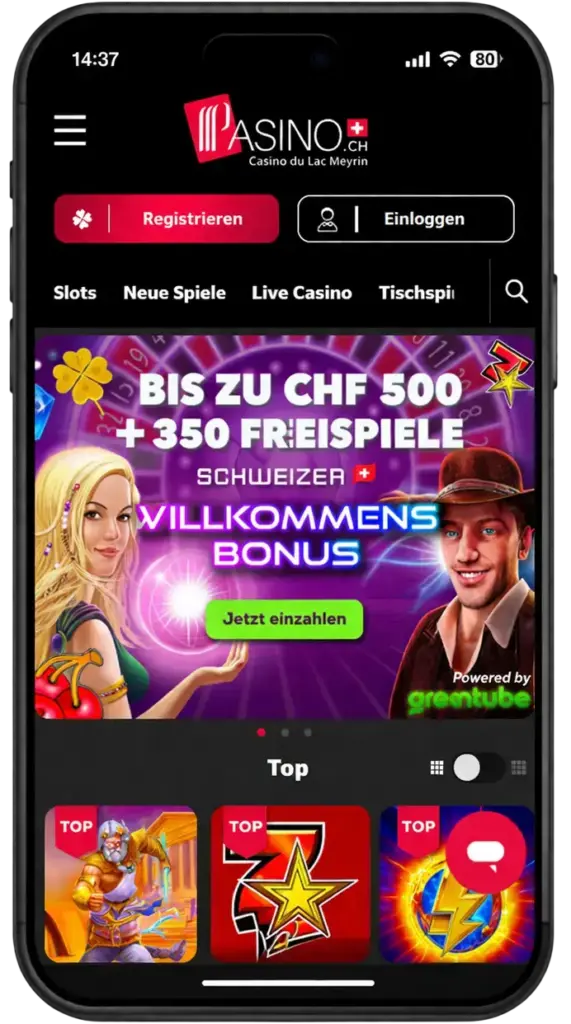Mobiles Casino – optimierte Smartphone-Version zum Spielen und Verwalten des Kontos